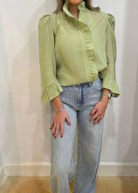 English Factory - Ruffle Detailed Long Sleeve Blouse