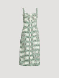 Veronica Beard COLLEEN DRESS in dove multi - women's dress - view 4