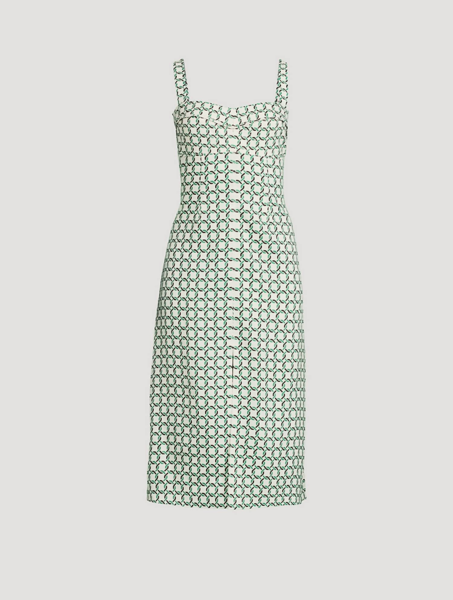 Veronica Beard COLLEEN DRESS in dove multi - women's dress - view 4