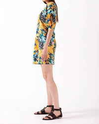 Celina Moon - Troian Puff Sleeve Mini Dress