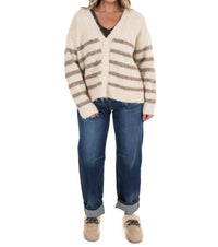 Dreamers - Timely Matter Super Soft Stripe Cardigan