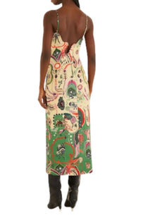Farm Rio - Artsy Surreal Sleeveless Midi Dress