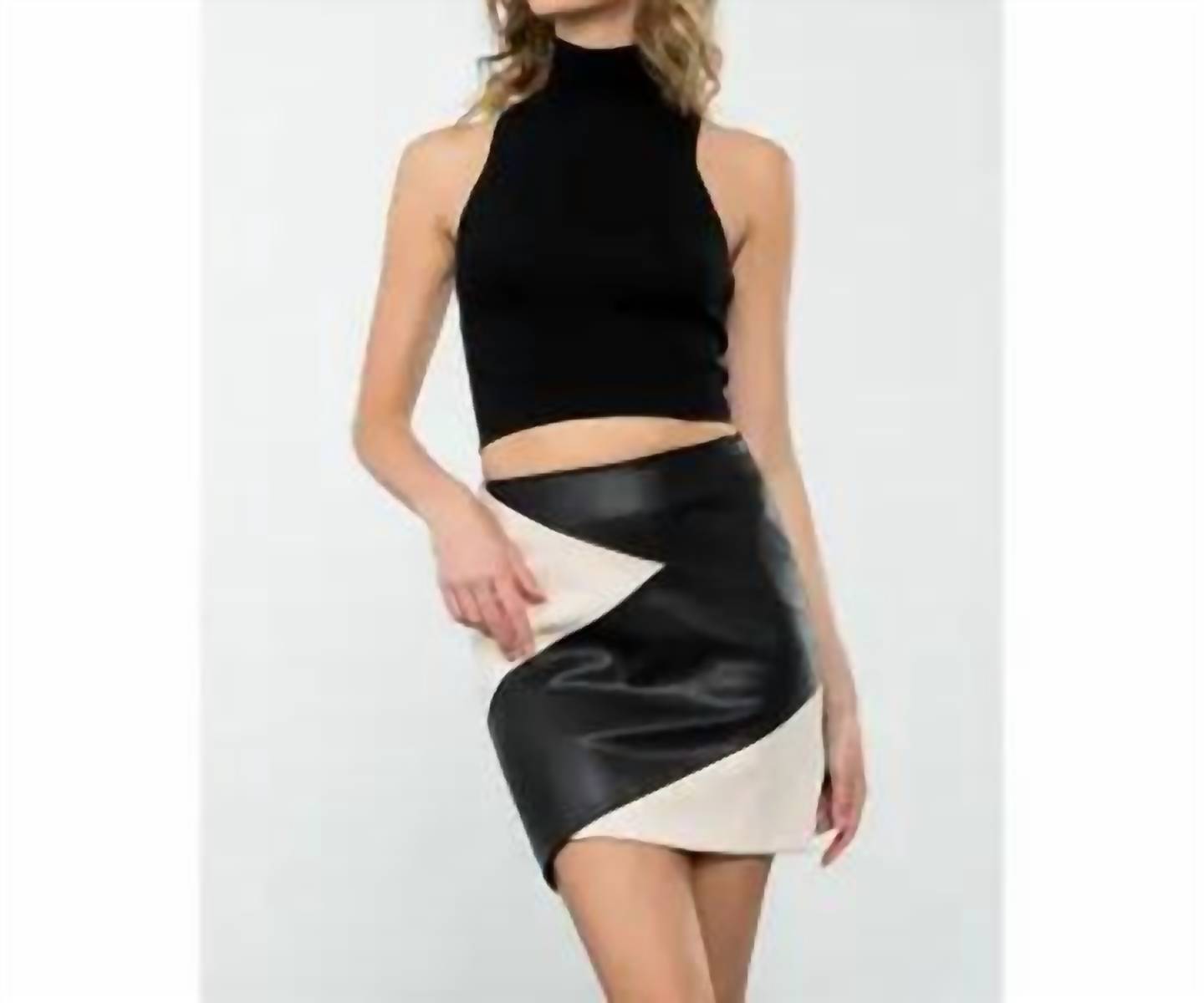 Thml - Monochrome Edge Skirt