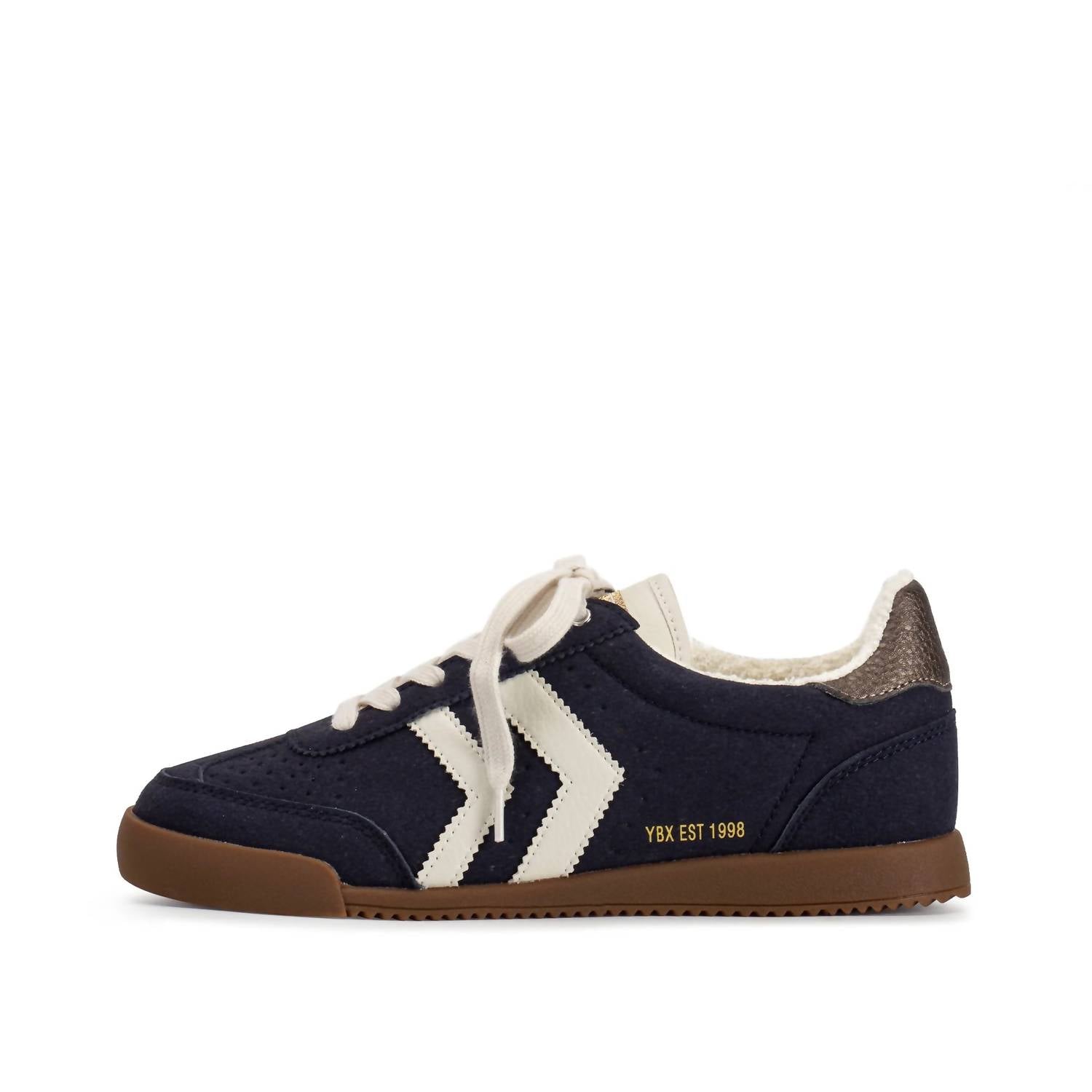 YELLOWBOX Women's Neevan Lace-up Sneaker in navy - women's sneaker - detail view