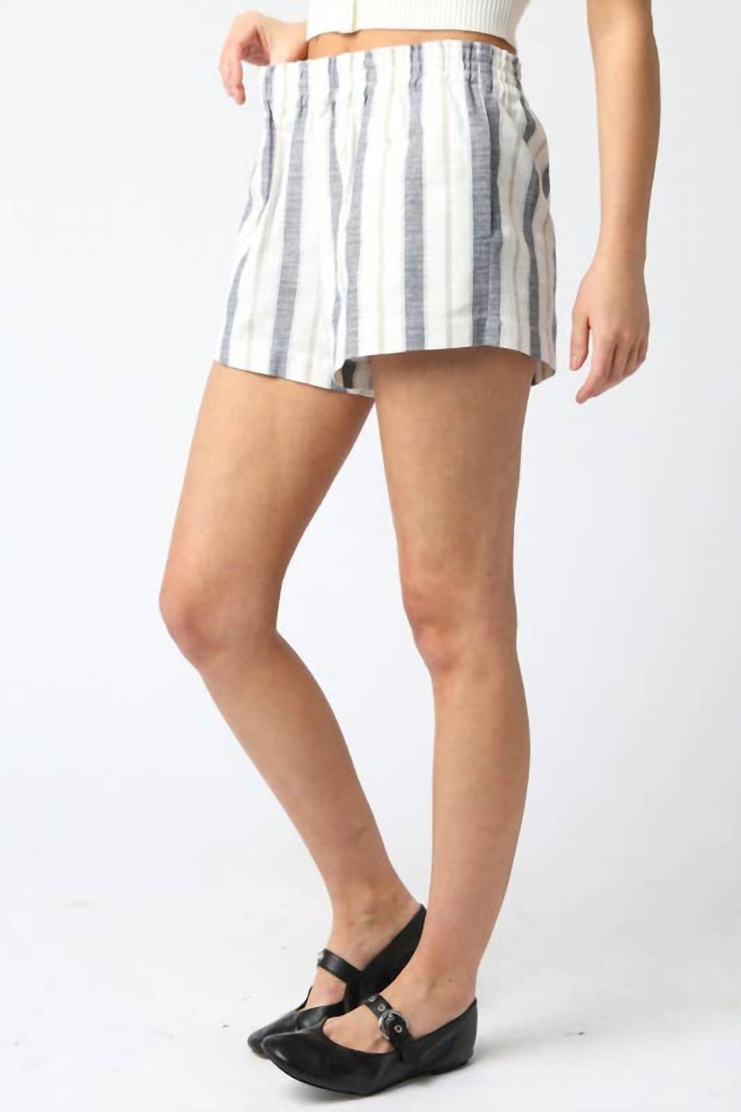 Olivaceous - Torrie Stripe Shorts