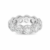 Diana M Jewels - Women's Round Lab-Grown Diamond Eternity Band (5.00 Ct) - Statement