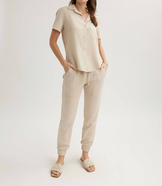 Bella Dahl - Women's Short Sleeve Pocket Buttondown Shirt
