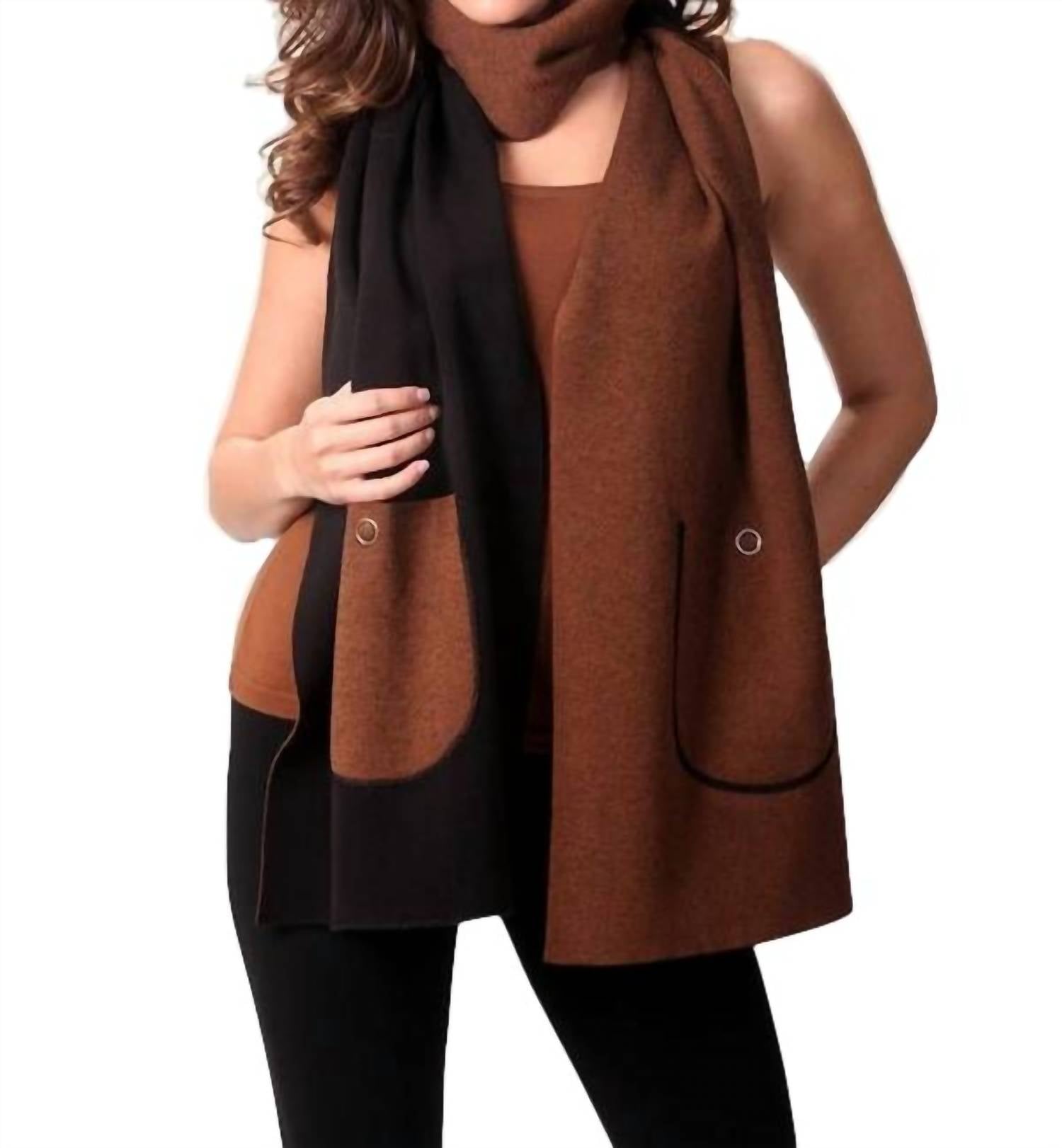 Angel - 2-Tone Reversible Pocket Shawl