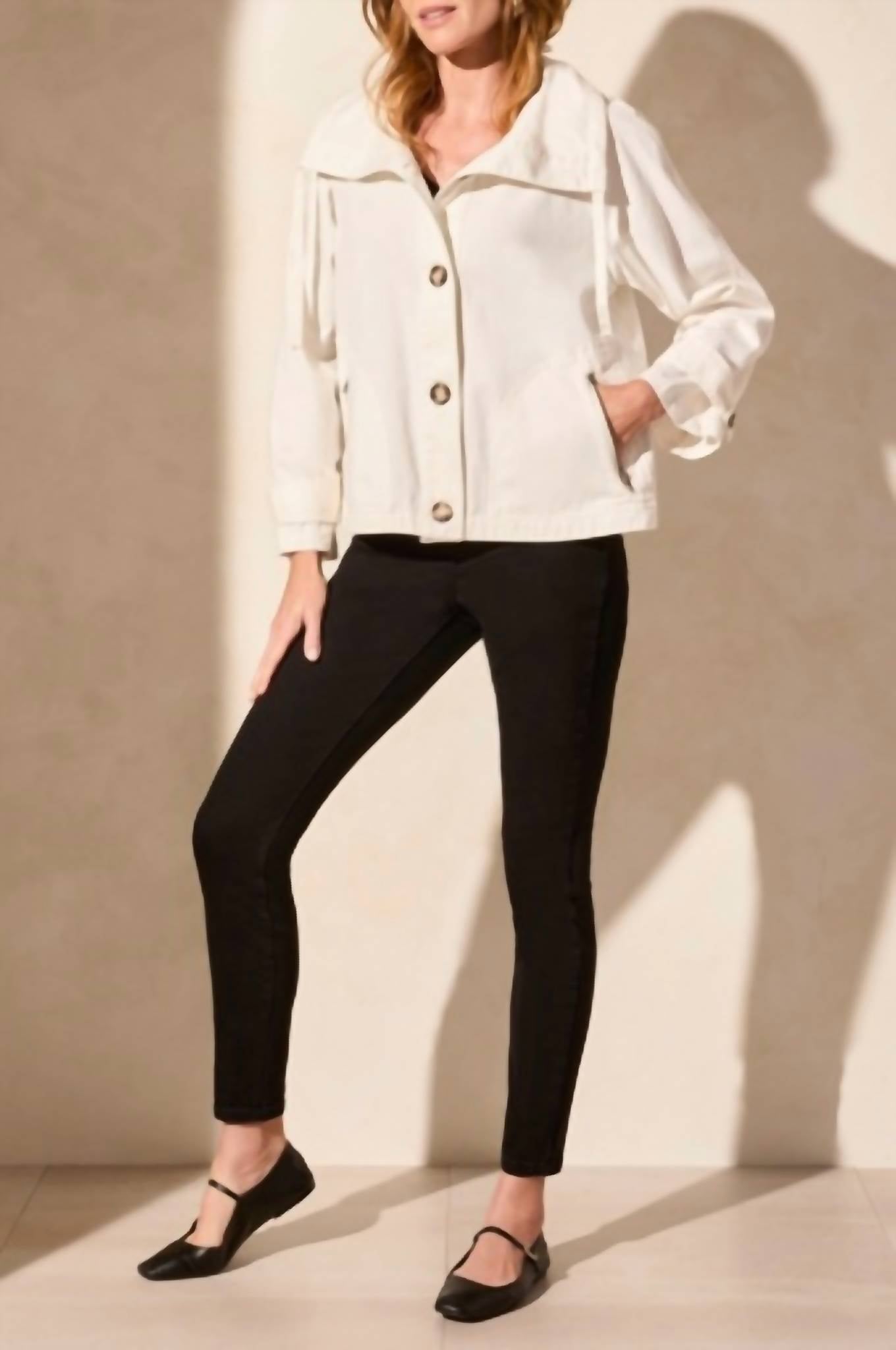 Tribal - Long-sleeve Button-front Coat
