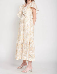 En Saison - Opposites Eyelet Dress