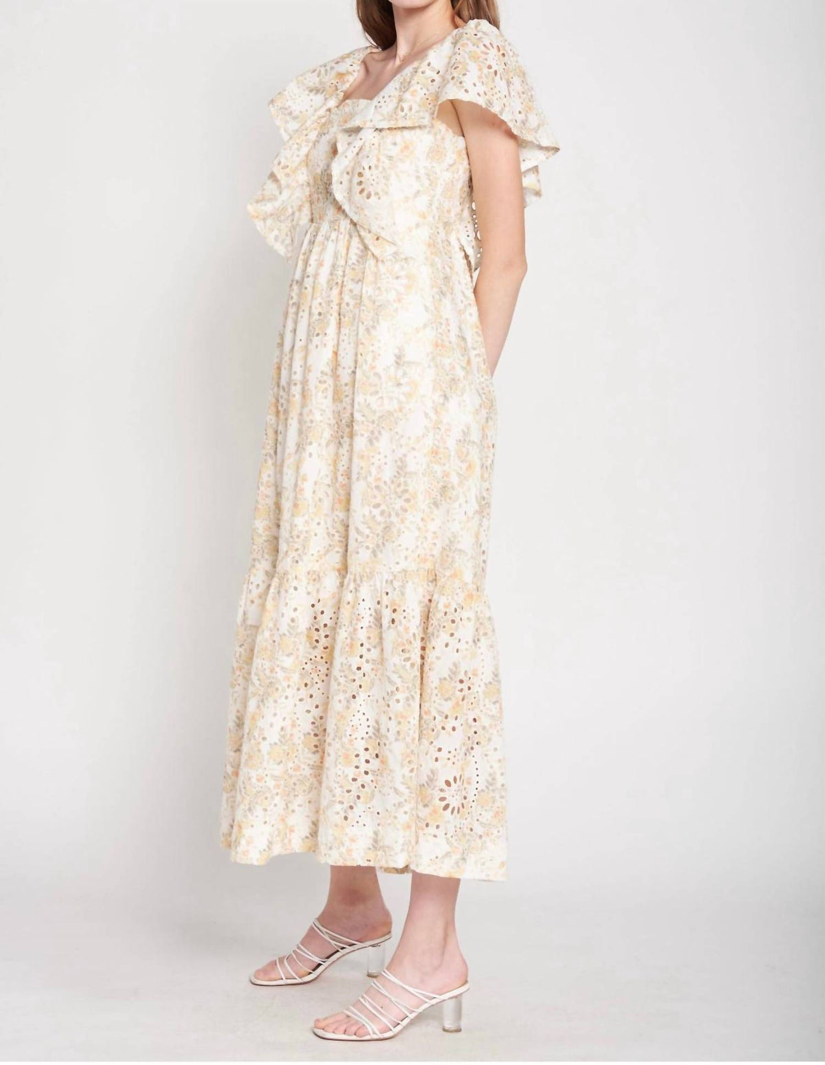 En Saison - Opposites Eyelet Dress