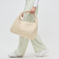 Sol And Selene - Women's Dream Large Woven Neoprene Hobo Bag