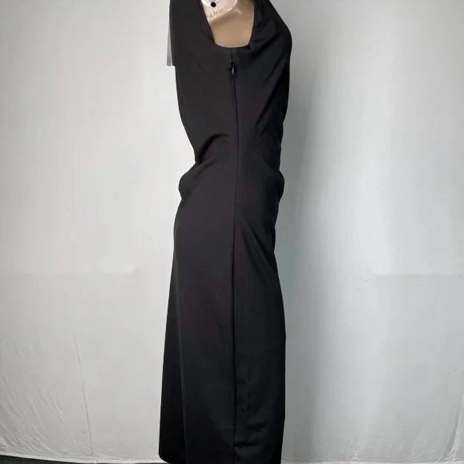 Caractere Women’s Sleeveless Pencil Dress in black - women's dress - detail view