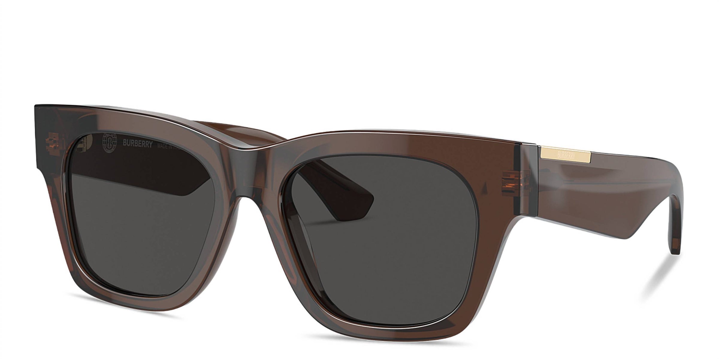Burberry Women's Be4424f 4116/87 Square Sunglasses in brown dark grey - women's accessory