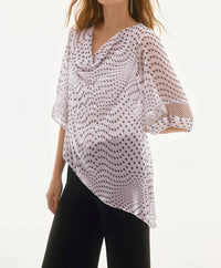 Joseph Ribkoff - Cowl Neck Layered Top