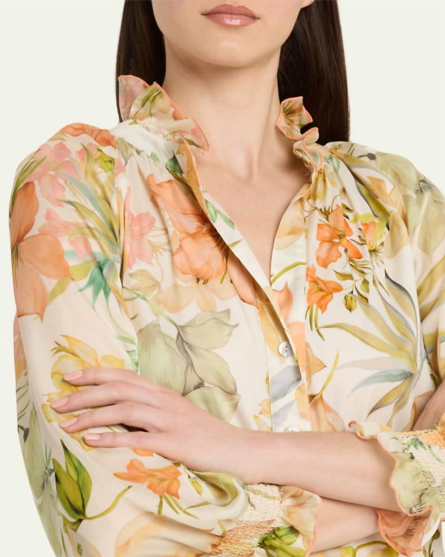 Finley - Fiona Botanical Print Shirt