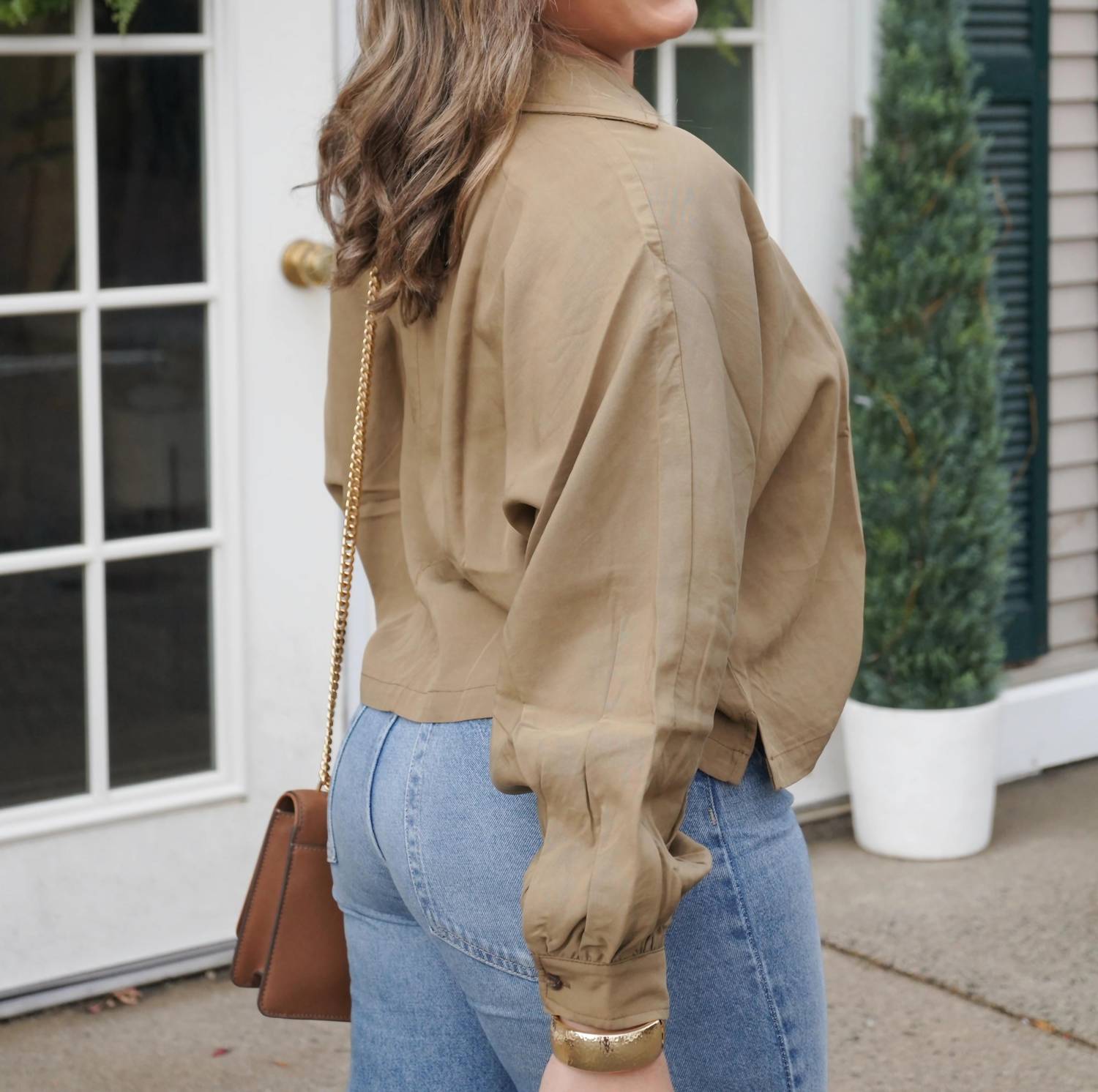 Allie Rose - Evergreen Collared Top