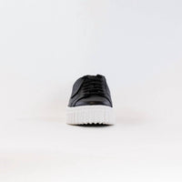 Clarks Women's Mayhill Walk Sneakers in black leather - women's sneaker - alternate view