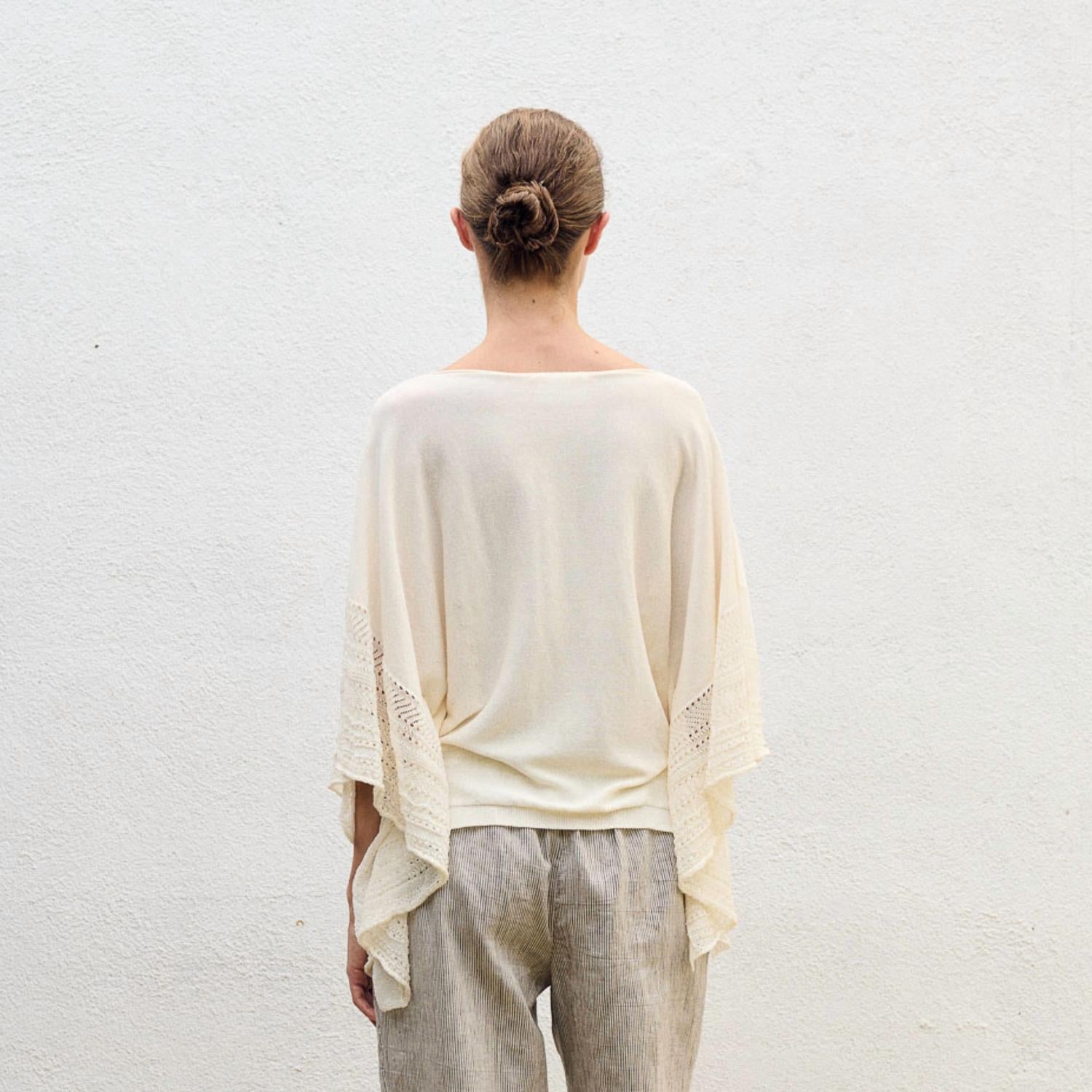 Sita Murt - Boatneck Three-Quarter Cape