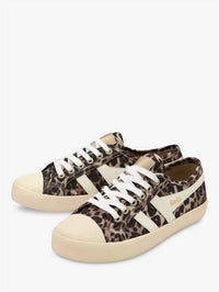 Gola - Women's Classics Coaster Leopard Print Trainers Sneakers