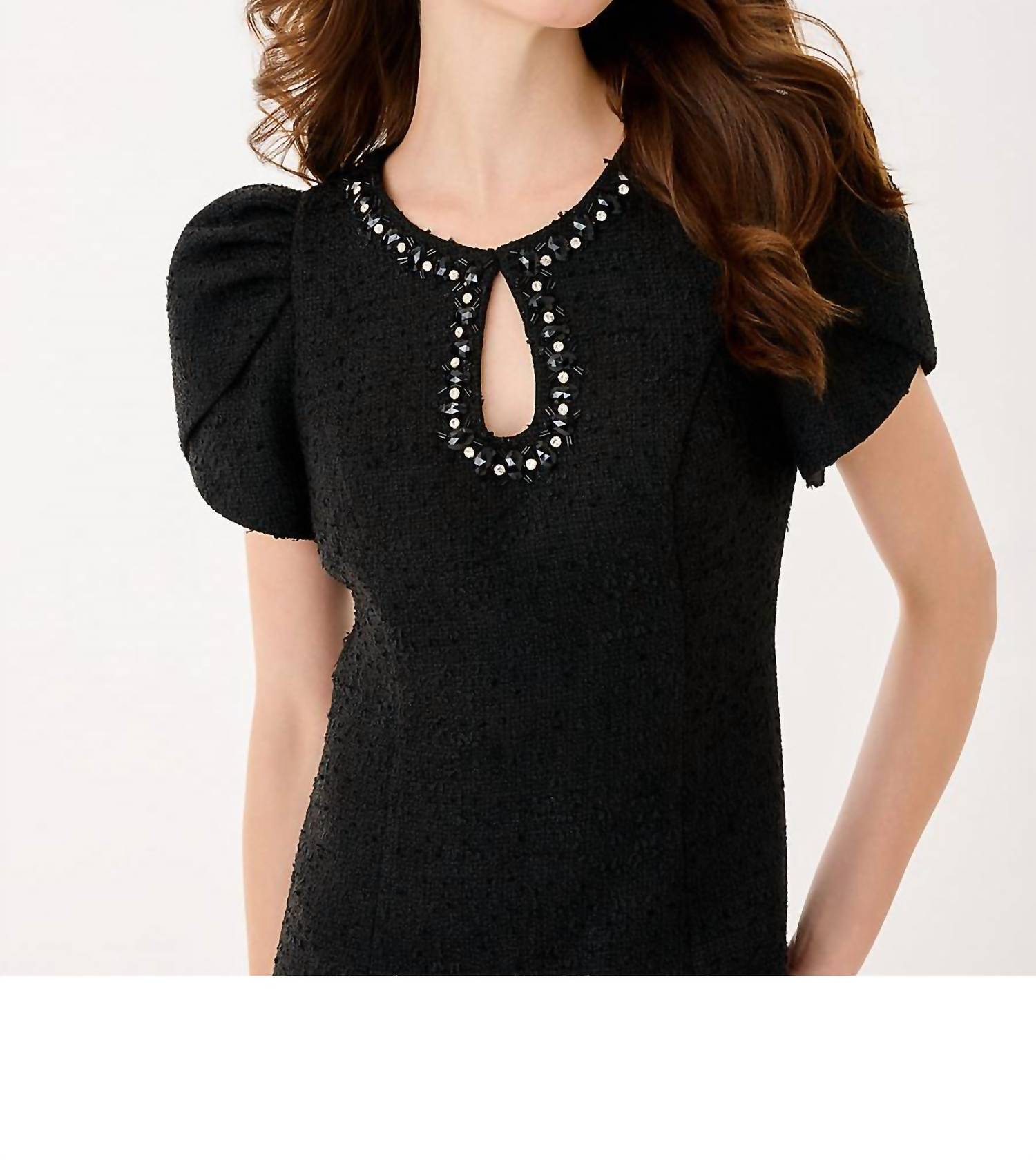 Lilly Pulitzer Emmylou Boucle Dress in noir chic chick boucle - women's dress - view 4