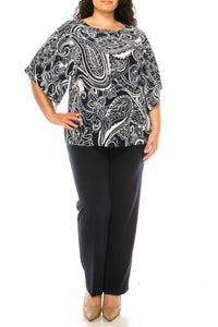 Maya Brooke - Paisley Pants 2 Piece Set