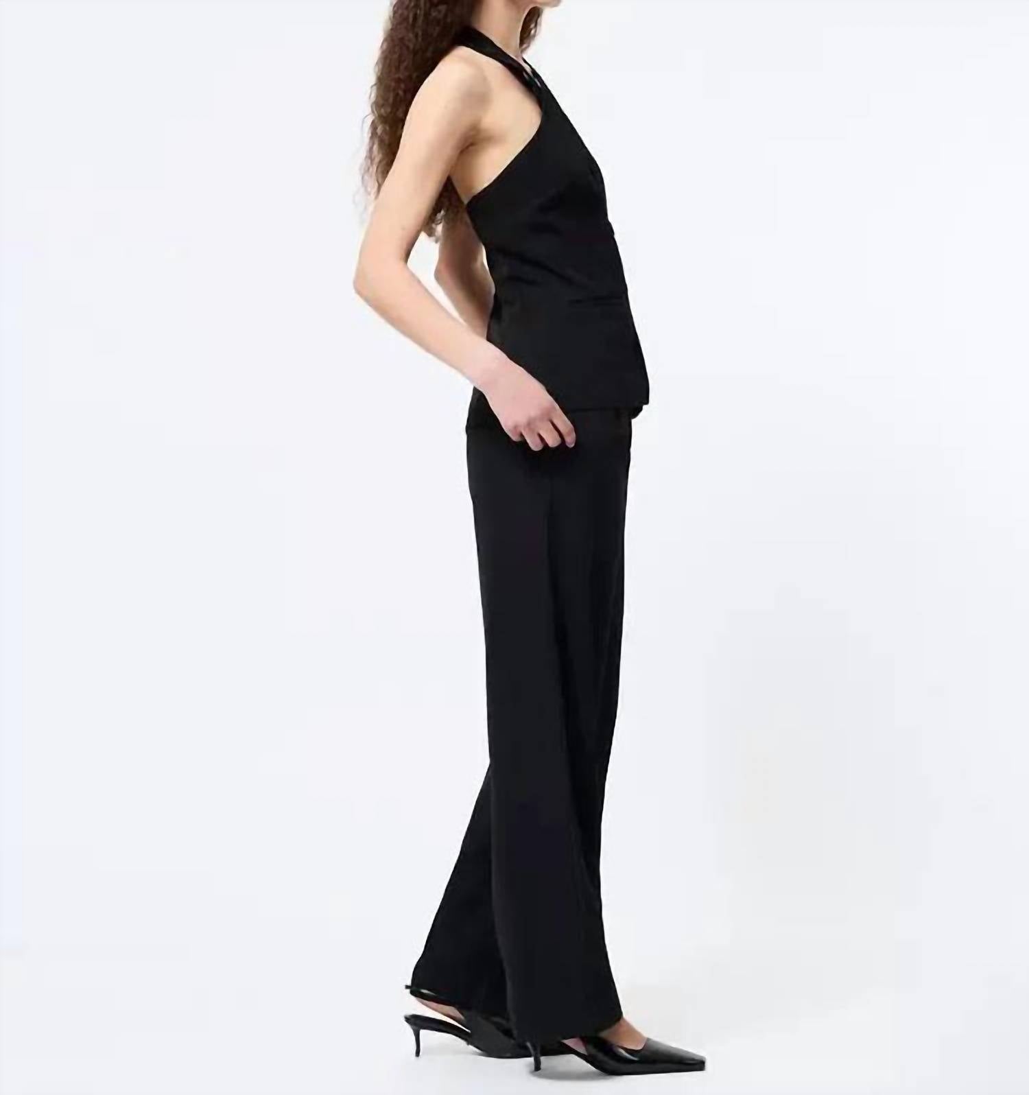 French Connection - Harry Suiting Criss Cross Vest Top