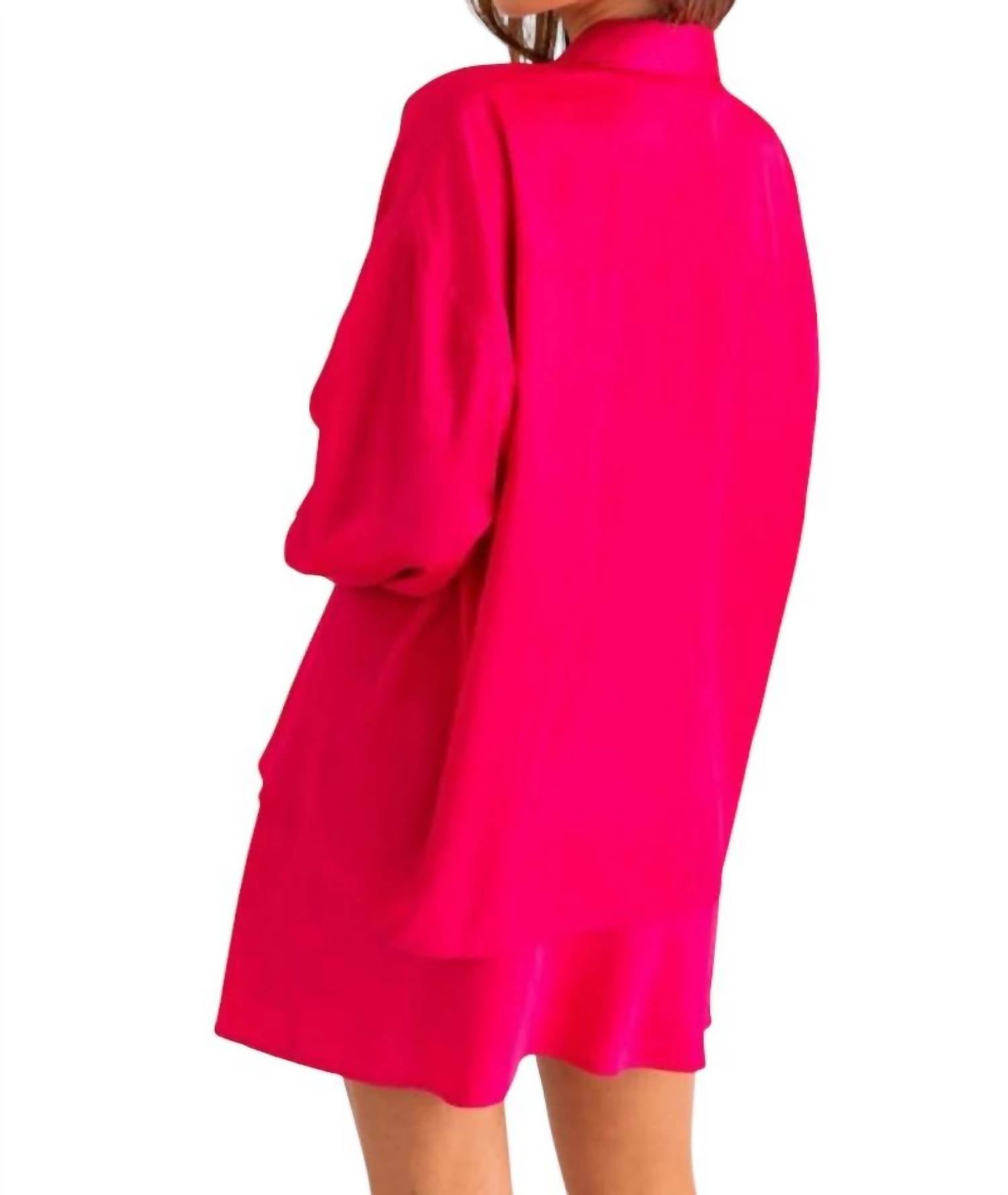 Le Lis - Shannon Long-Sleeves Satin Shirt