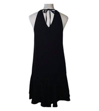 Fifteen Twenty Women's Halter Tiered Dress in black - women's dress - detail view