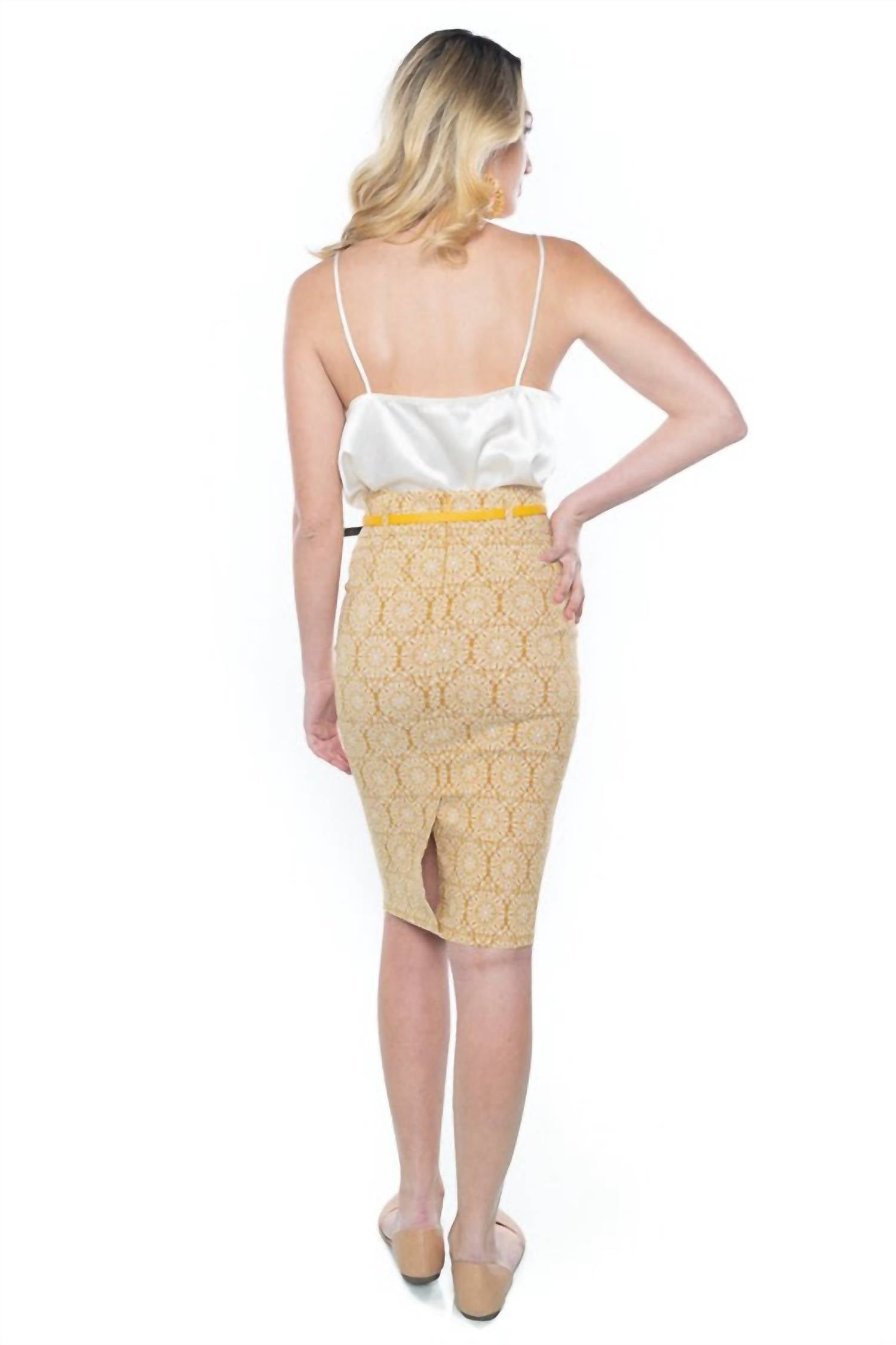 High Waist Pencil Skirt
