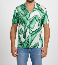 Monfrere Bond Short Sleeve Button Down Shirt in beverly hills - women's t-shirt