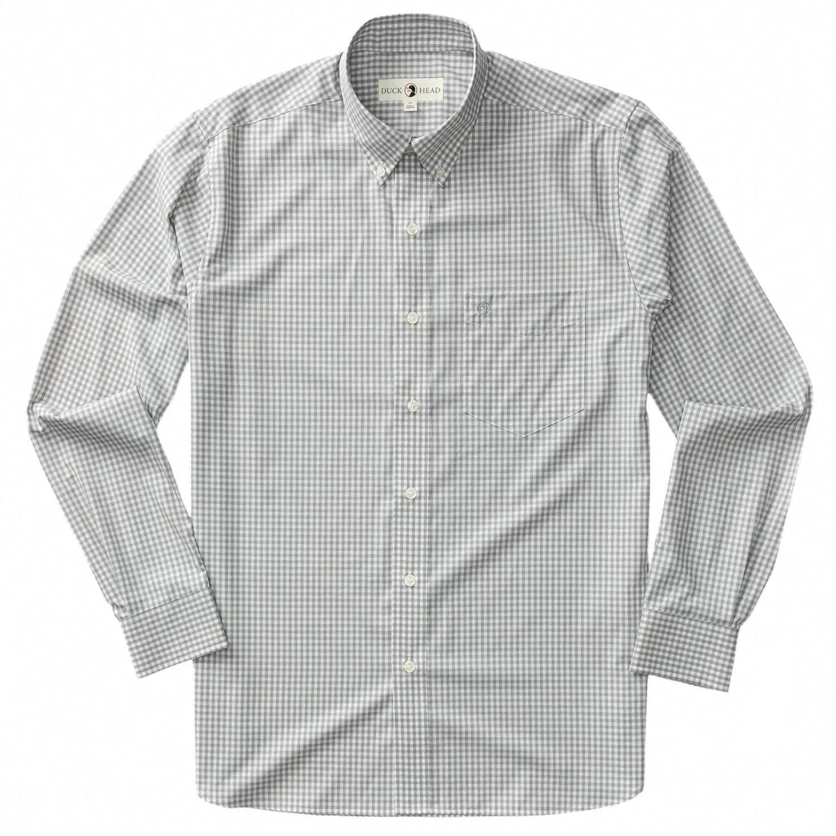 Duck Head - Men's Long Sleeves Walton Performance Gingham Shirt