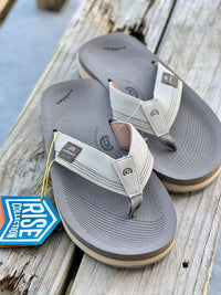 Cobian - Men's Roca Rise Leather Strap Flip-flop Sandals
