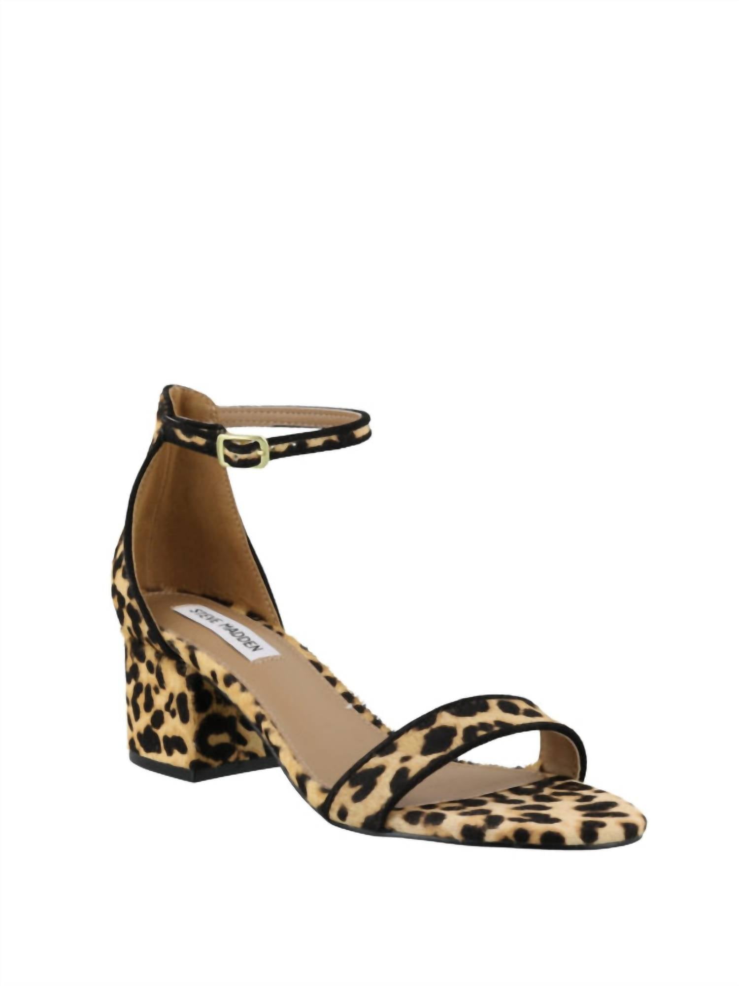 STEVE MADDEN Women's Irenee Sandal in leo velvet - women's sandal - alternate view