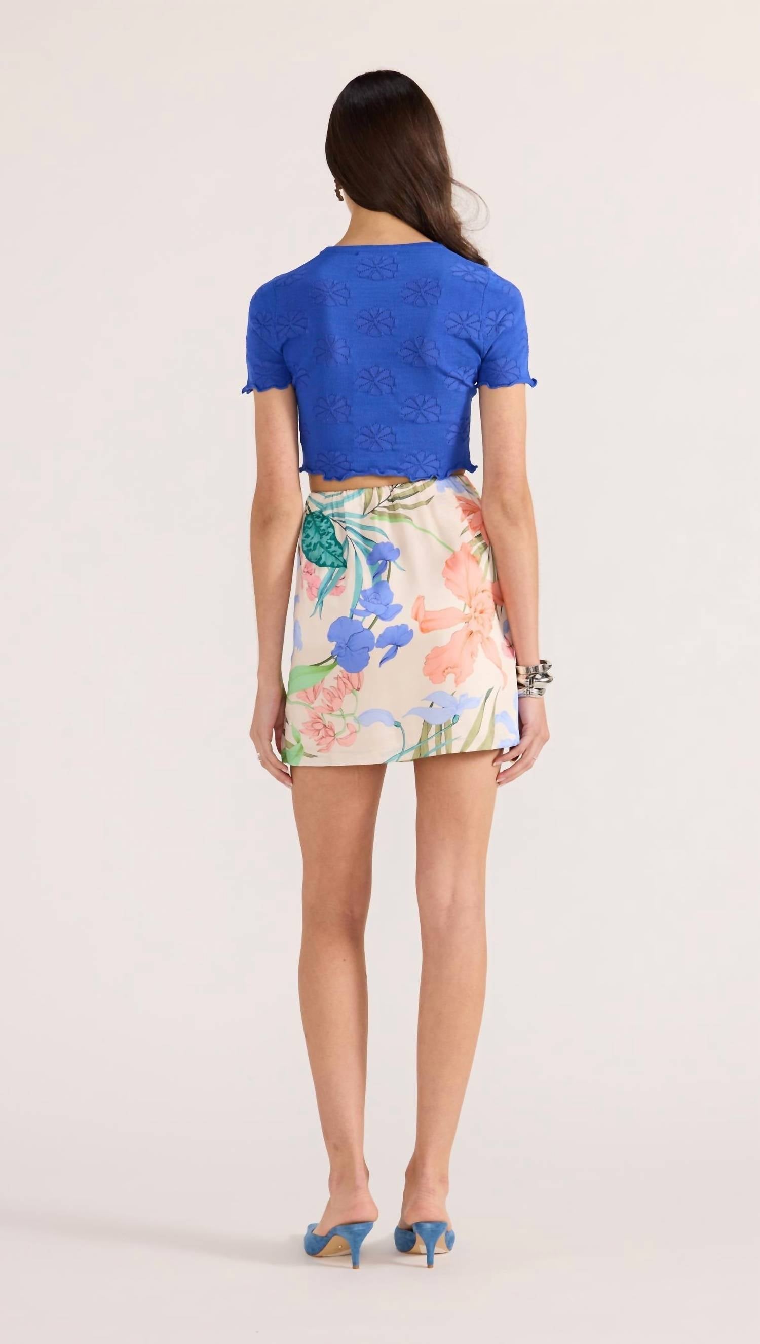 Minkpink - Bowie Pointelle Knit Tee