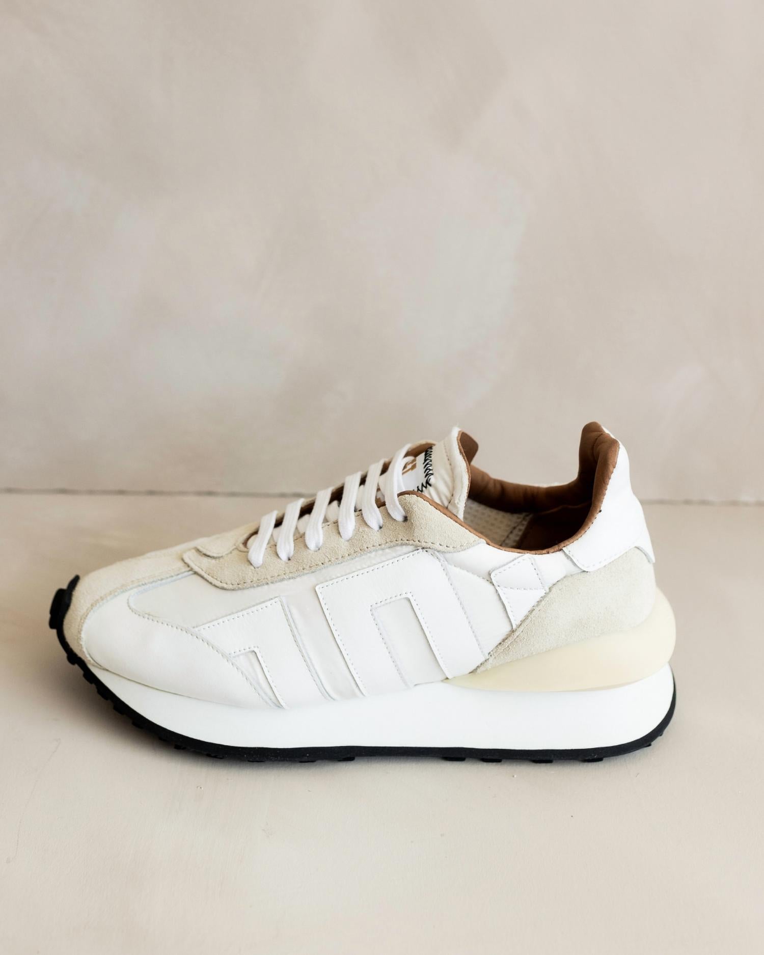ESSEutESSE Women's Non Fringe Sneaker in off white - women's sneaker
