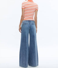 Alice + Olivia - Martha Striped Polo