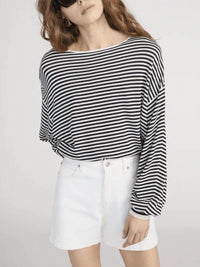 Frame - Striped Slouchy Sweater