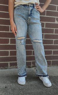 Dear John Denim - Unfinished Hem Jeans