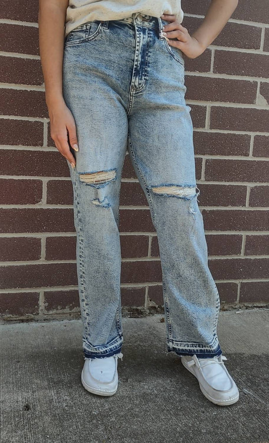 Dear John Denim - Unfinished Hem Jeans