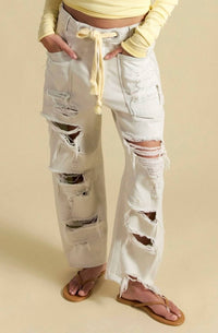 Free People - We The Free Moxie Pull-on Barrel Jeans