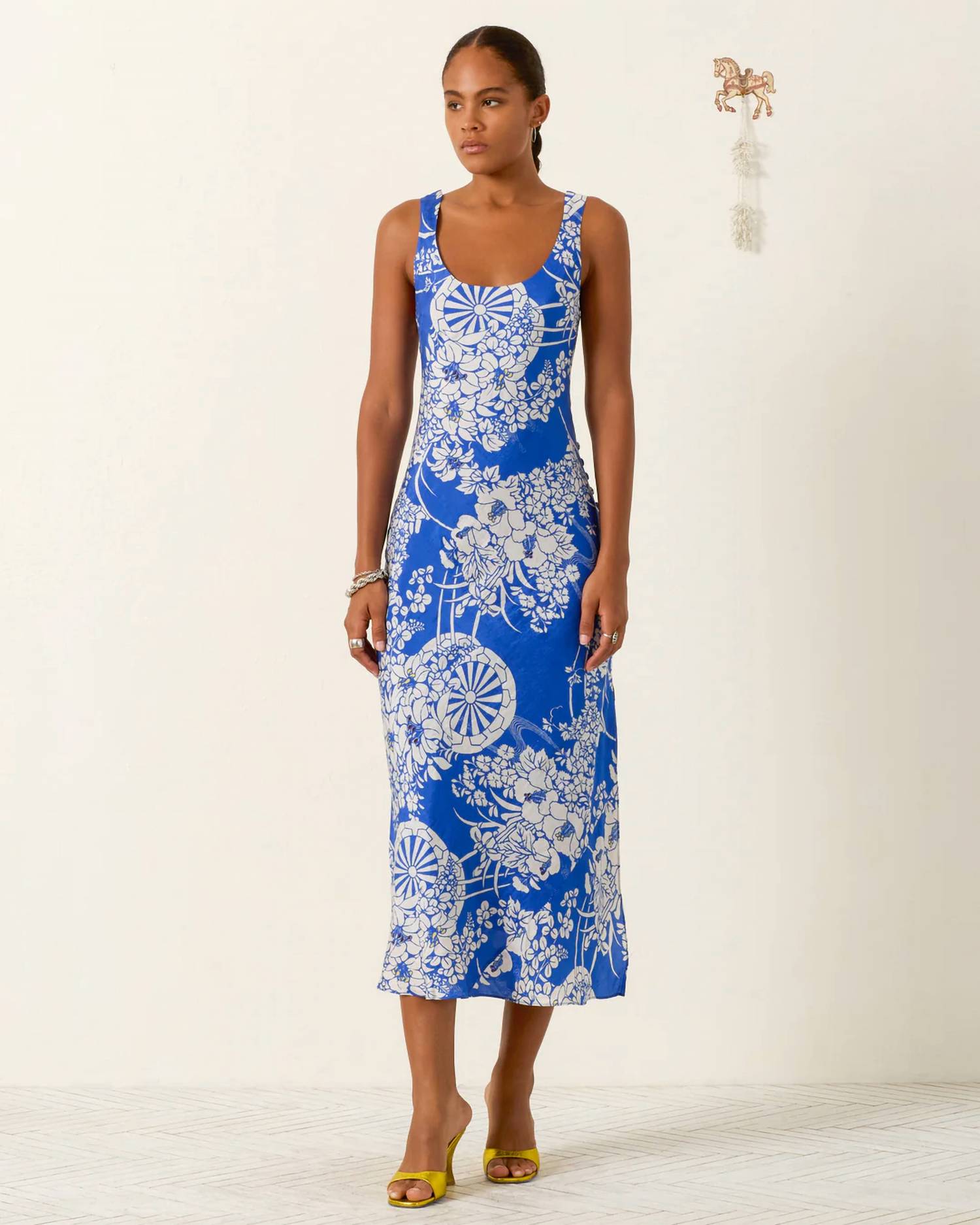 Alix Of Bohemia - Adele Floral Silk Dress