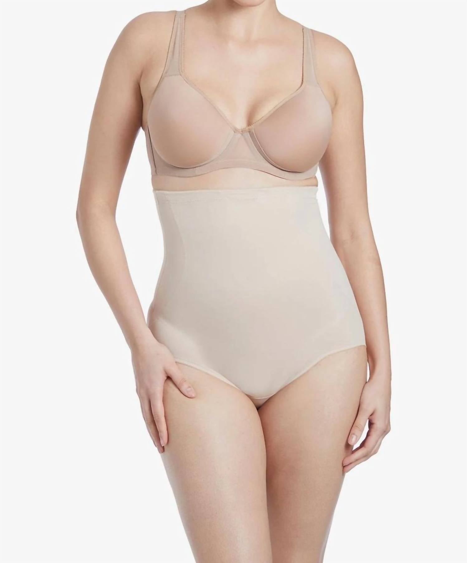 Miraclesuit Shape Away Hi-waist Brief in nude - women's intimate
