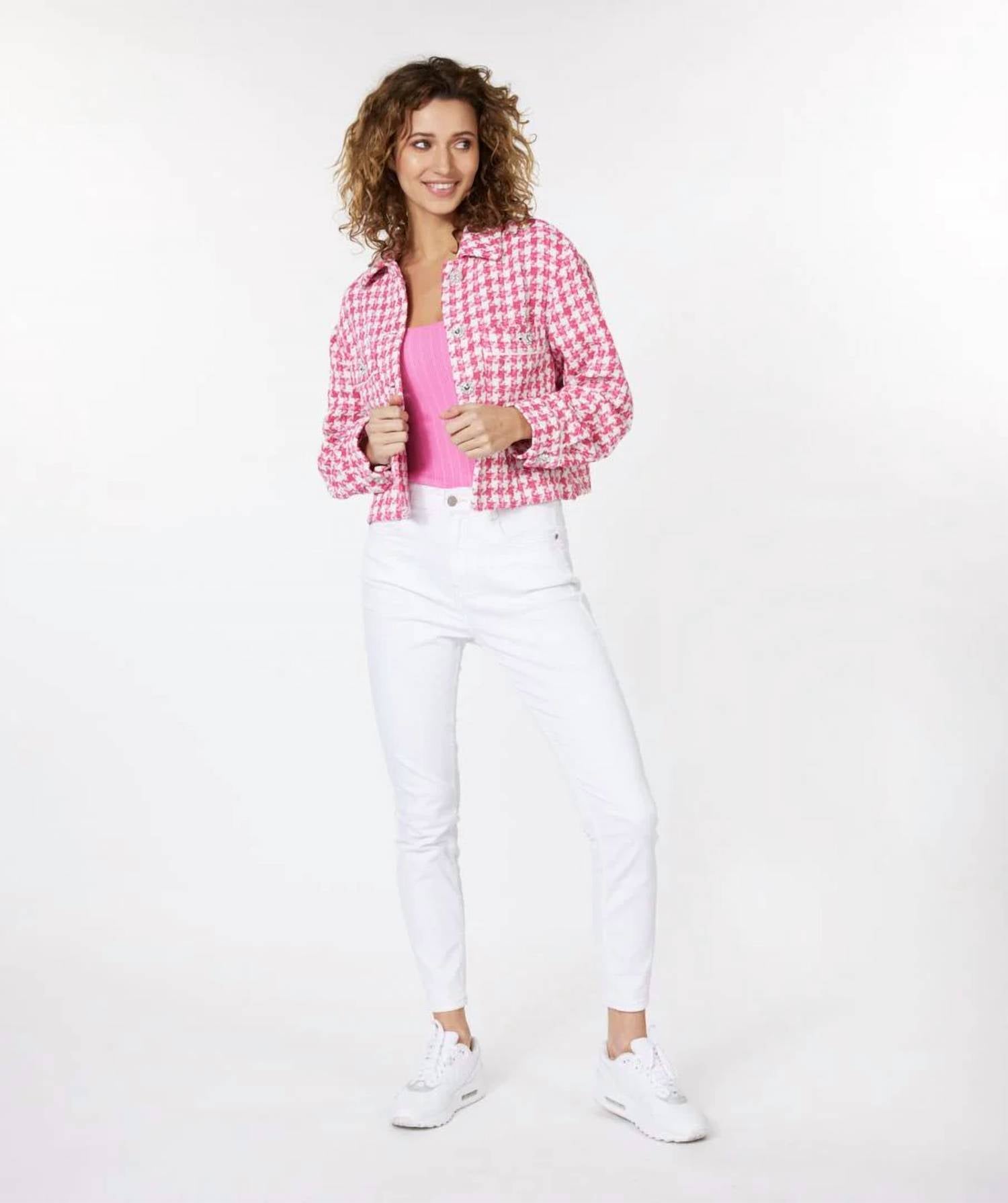 Esqualo - Pemille Big Houndstooth Jacket