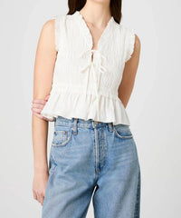 French Connection - Rhodes Flutter Sleeve Top