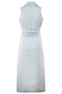Faherty - Ellis Sleeveless Tie Front Maxi Dress