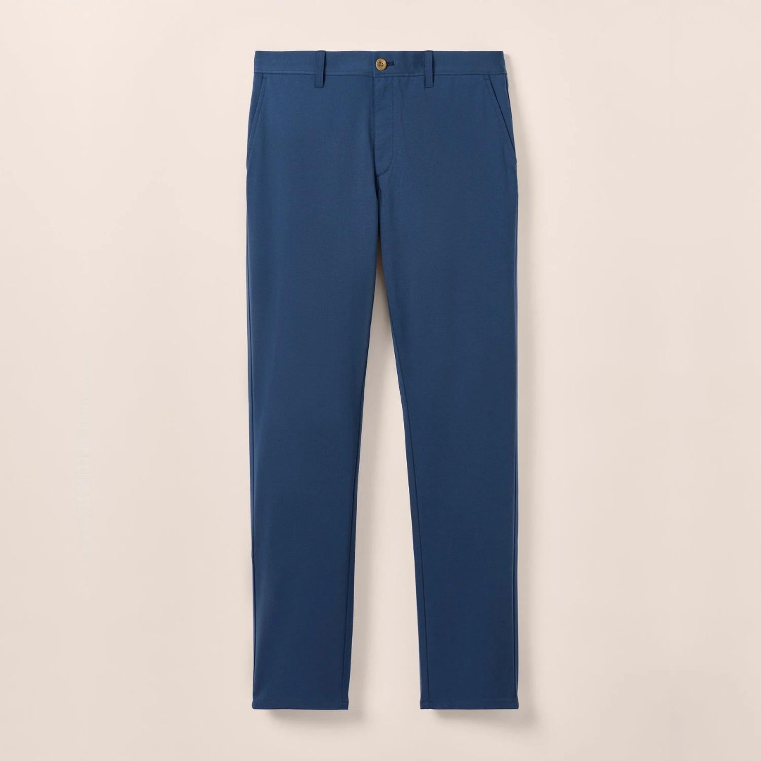 JOHNNIE-O Jupiters Pant - 32" in lake - men's pants - detail view