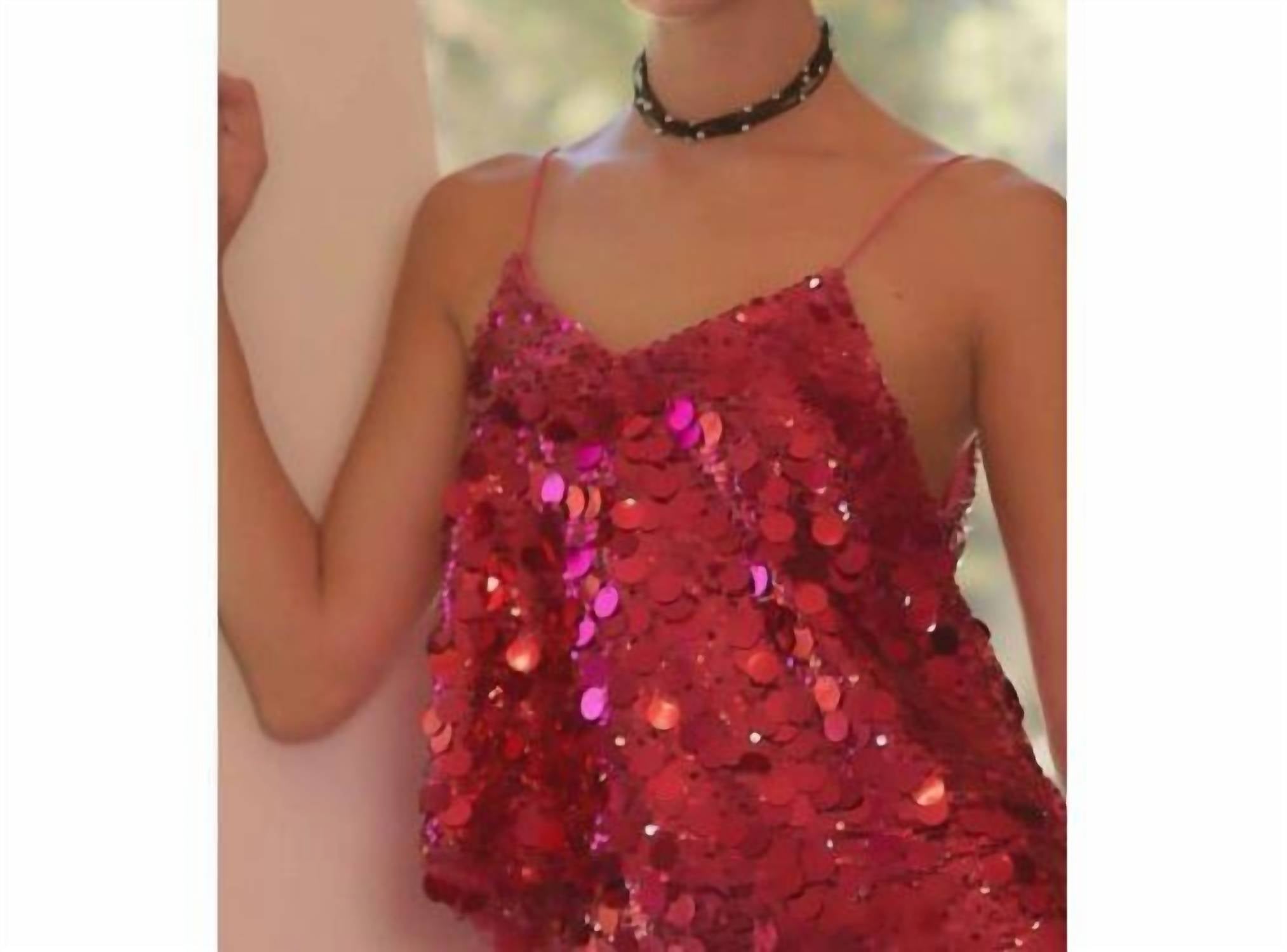 Main Strip - Disco Sequin Cami Top