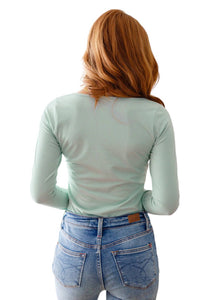 Heimish Usa - Count On Me Ribbed Bodysuit