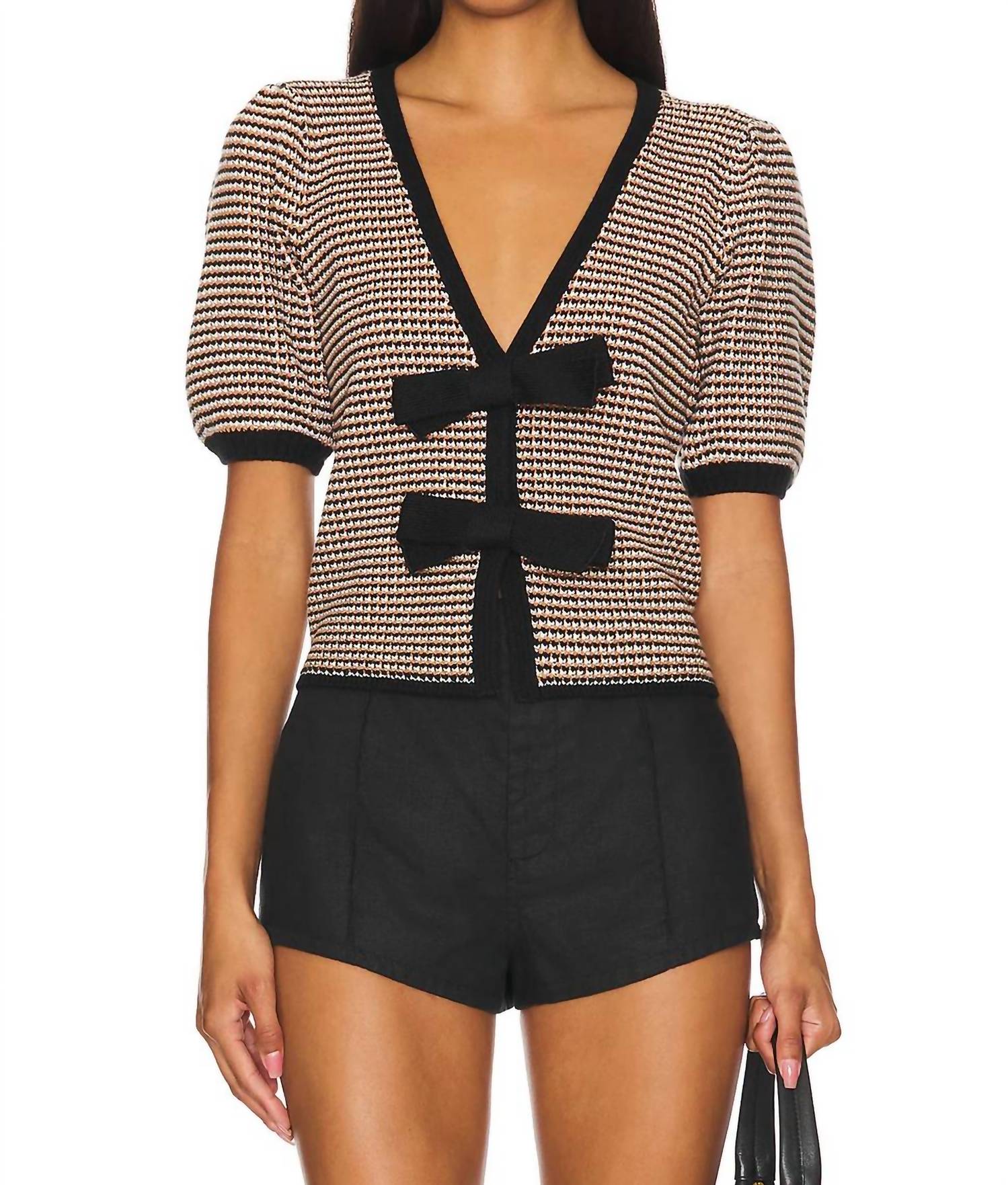 525 America - Eliane Puff Sleeve Cardigan
